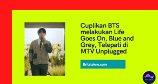 Cuplikan BTS Membawakan Lagu Life Goes On